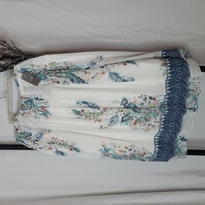 💥HP💥J. JILL Paisley Boho Maxi Shirt